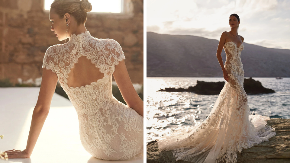 Abiti da sposa a sirena in pizzo a Verona Abiti da sposa a sirena in pizzo a Verona